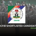 CDCFIB Shortlisted candidates for screening