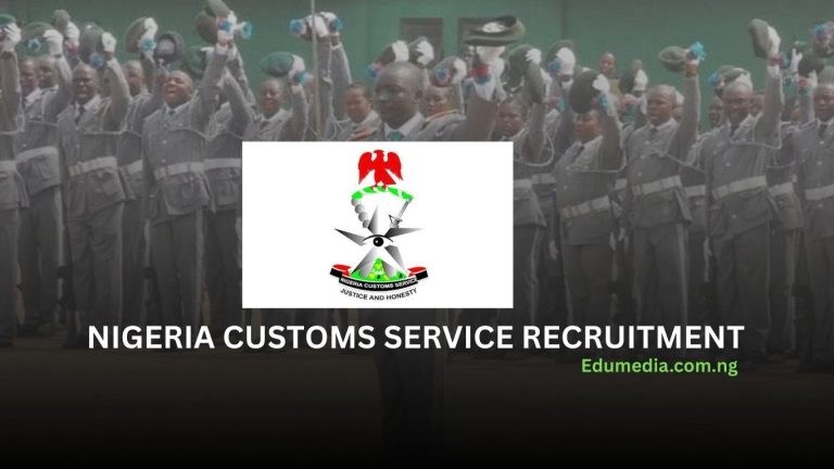 Nigeria Customs Service (NCS) Recruitment Portal