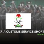 Nigeria Customs Service Shortlisted Candidates
